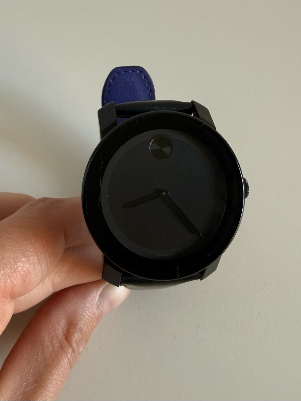 Movado Bold Black Dial Watch
